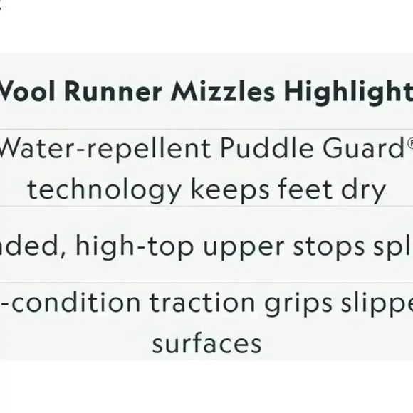 Women's Wool Runner Mizzles W9 - Picture 3 of 9
